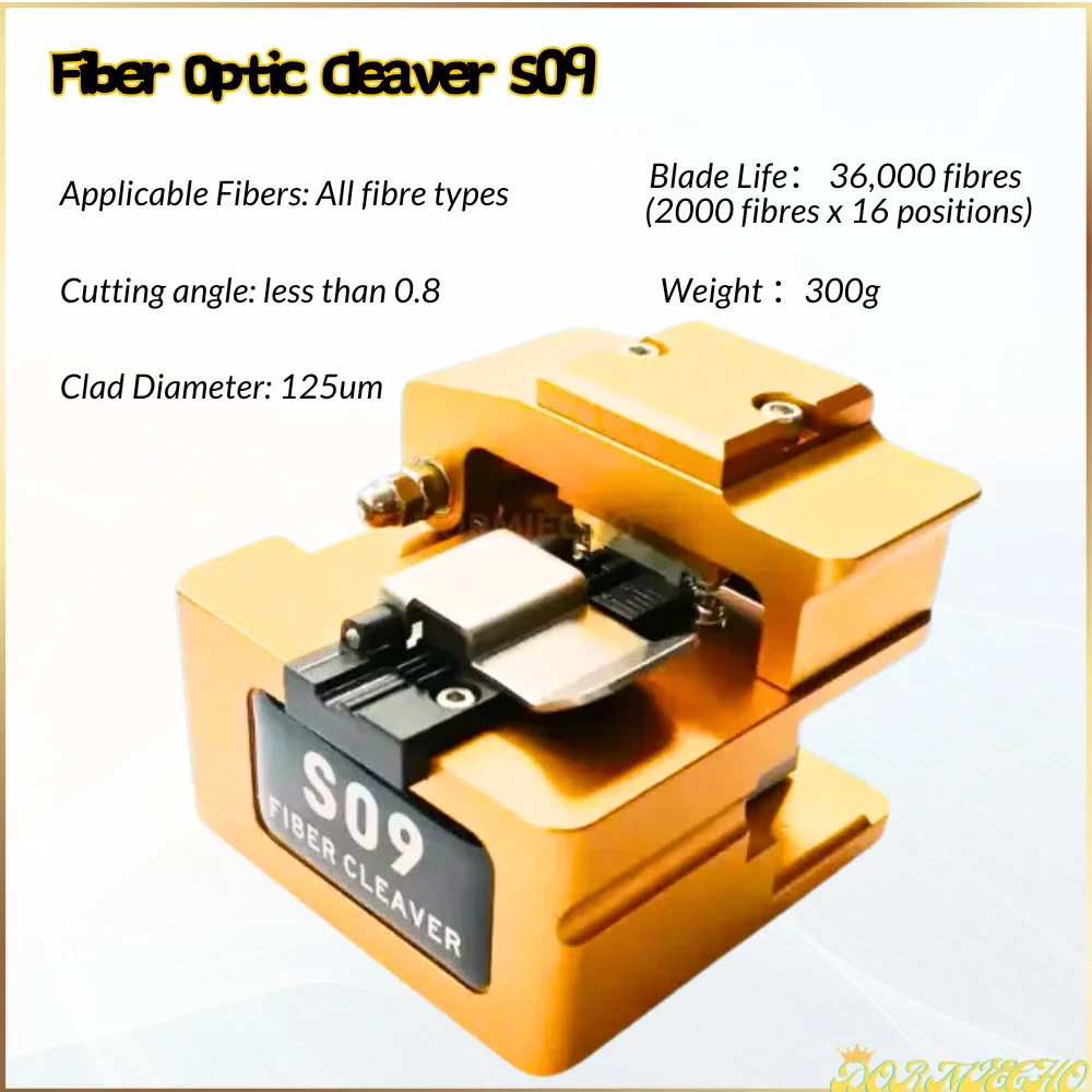 

S09 Fiber Optic Cleaver Cutter for Signalfire AI-7 AI-8 AI-9 Original High Precision Fiber Cleaver S09 with Tungsten Steel Blade