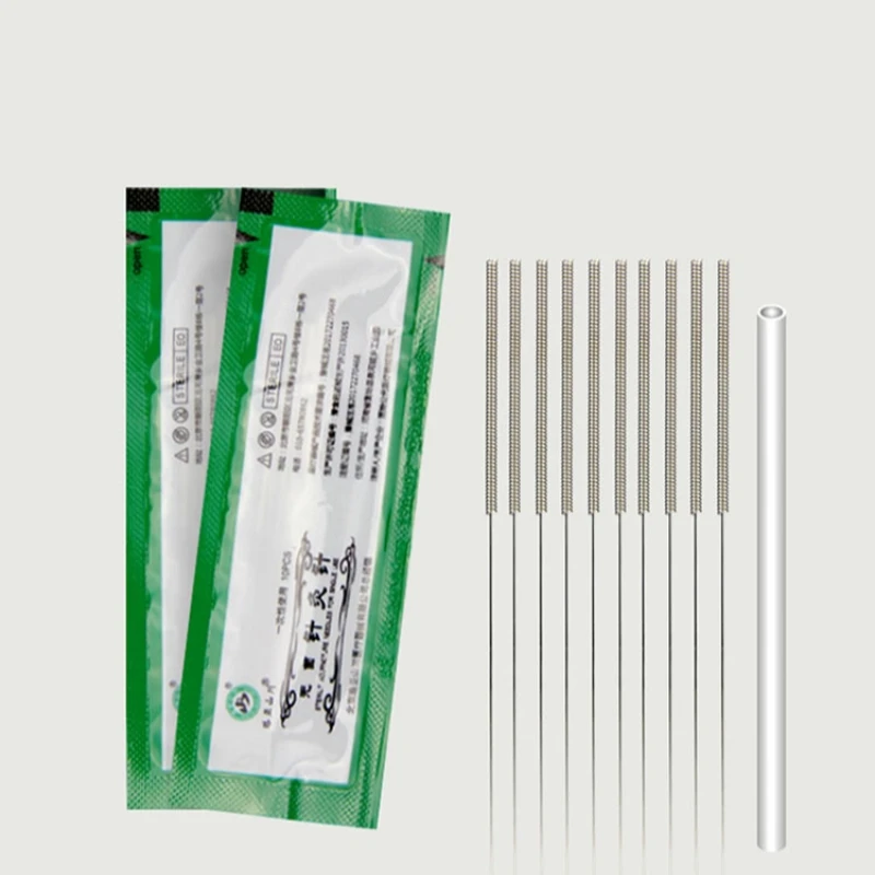 1000PCS 2 Boxes Acupuncture Needle with Tube Disposable Sterile Acupuncture Needles