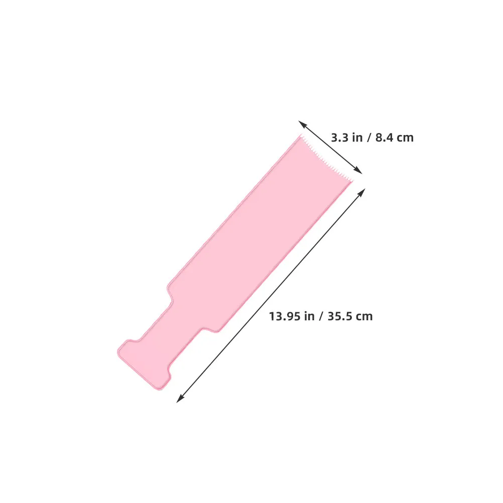 6Pcs Foiling Board with Curved Teeth Comfortable Grip for Precise Highlights and Styling Professional Salon DIY Hair Tools