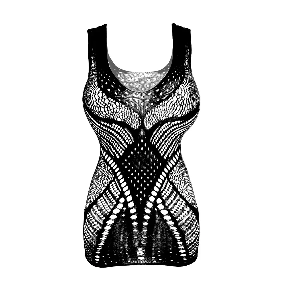 Women\'s Sexy Lingerie Dress fishnet Babydoll Set Nightwear Braces Skirt Plus Size Halter Erotic Sexy Underwear sex Accessories