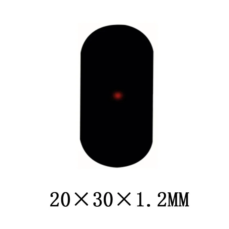 2PCS Circular PMMA IR-transmitting Window/Filter For Automatic Sensing Cameras Red-dot Acrylic