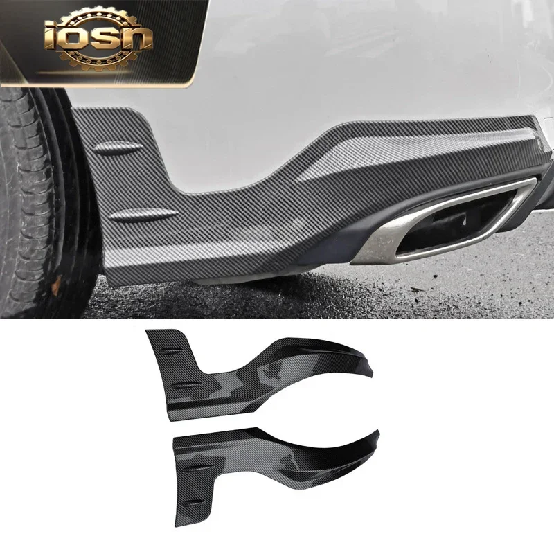 For 2022 2023 2024 11th Gen Honda Civic Hatchback Rear Package Corner Rear Bumper Side Extension Aprons MU Style Body Kit Tuning