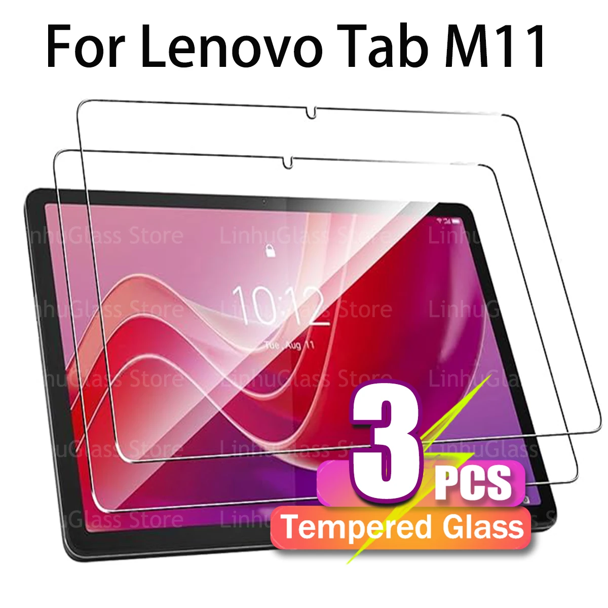 

Tempered Glass For Lenovo Tab M11 (2024) 11 inch Screen Protector HD 9H Hardness Anti-Fingerprints No Bubbles Protective Film
