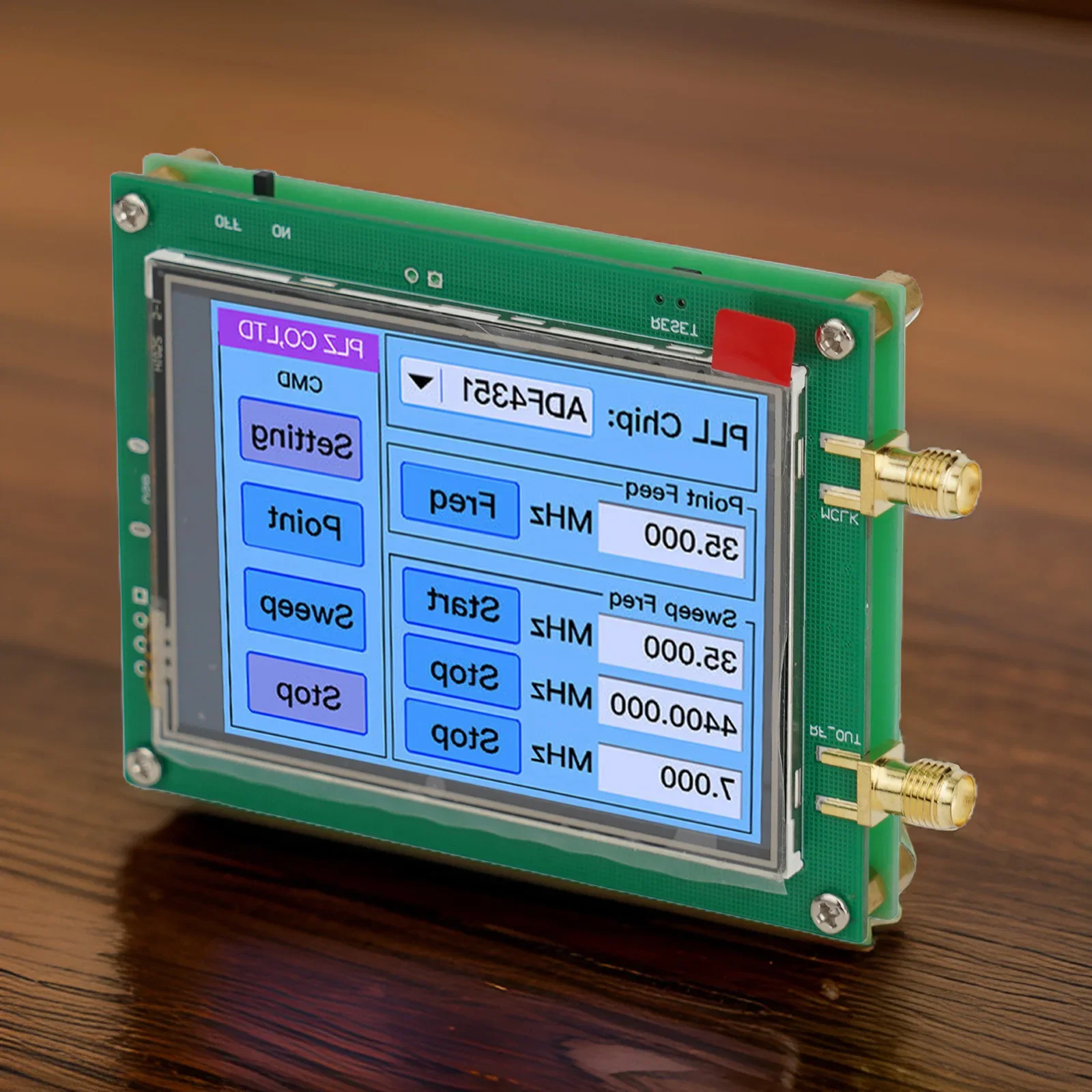 

Генератор сигналов с USB-кабелем, сенсорный экран ADF4351, 35-4,4 ГГц, генератор радиочастотных сигналов, частотно-Частотный Генератор PLL