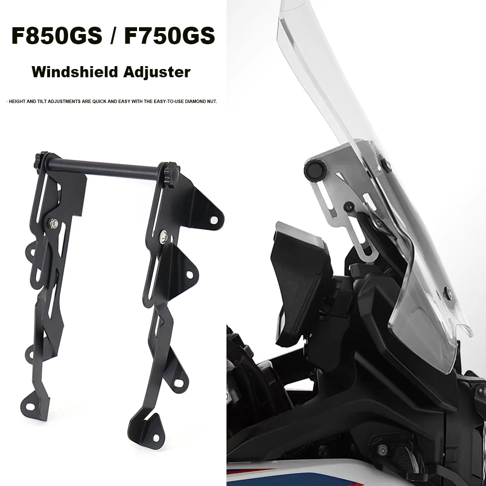 Motorcycle GPS Mobile Navigation Bracket With Adjustable Windshield For BMW F750gs F850gs F750/850 GS 2018-2022 Mounting Adapter