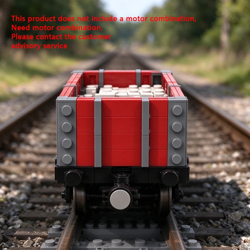QWERT City Car Model MOC Building Bricks Open Cargo Wagon Modular Technology Holiday Gifts Assemble Toys Suit Ideal Gift