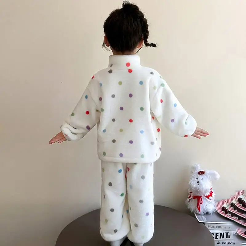 سانريو الساخن مرحبا كيتي الفانيلا منامة 2 قطعة مجموعة الطفل بلايز السراويل الشتاء فتاة Kawaii أنيمي الكرتون موضة جديدة ملابس منزلية غير رسمية