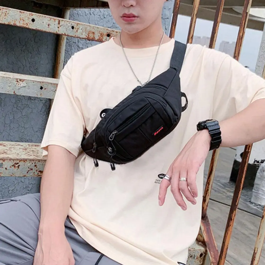 Fashion Sports Shoulder Bag Multifunction Large Capacity Waterproof Crossbody Bags For Motorcycle Riding Mobile Phone Waist Bag
