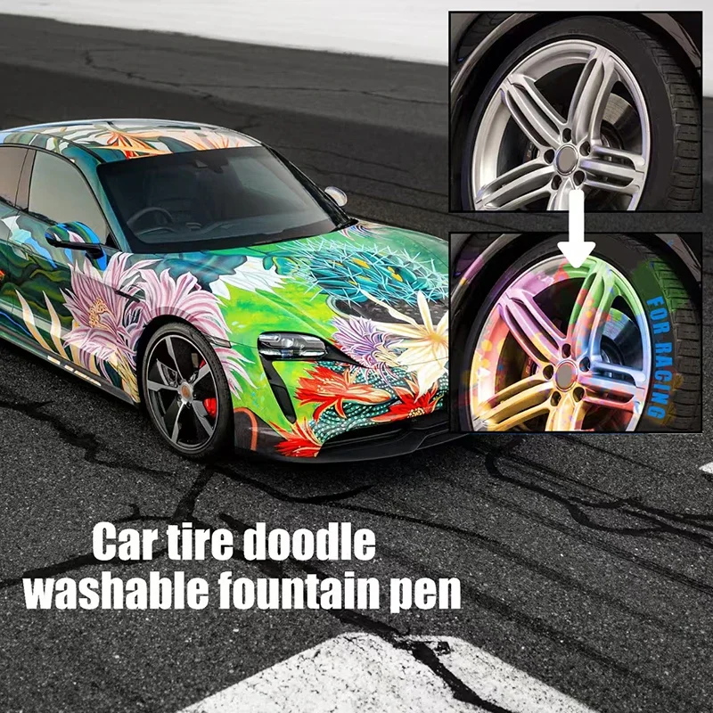 30ml  Washable car graffiti spray car body tire graffiti colorful easy to clean color spray