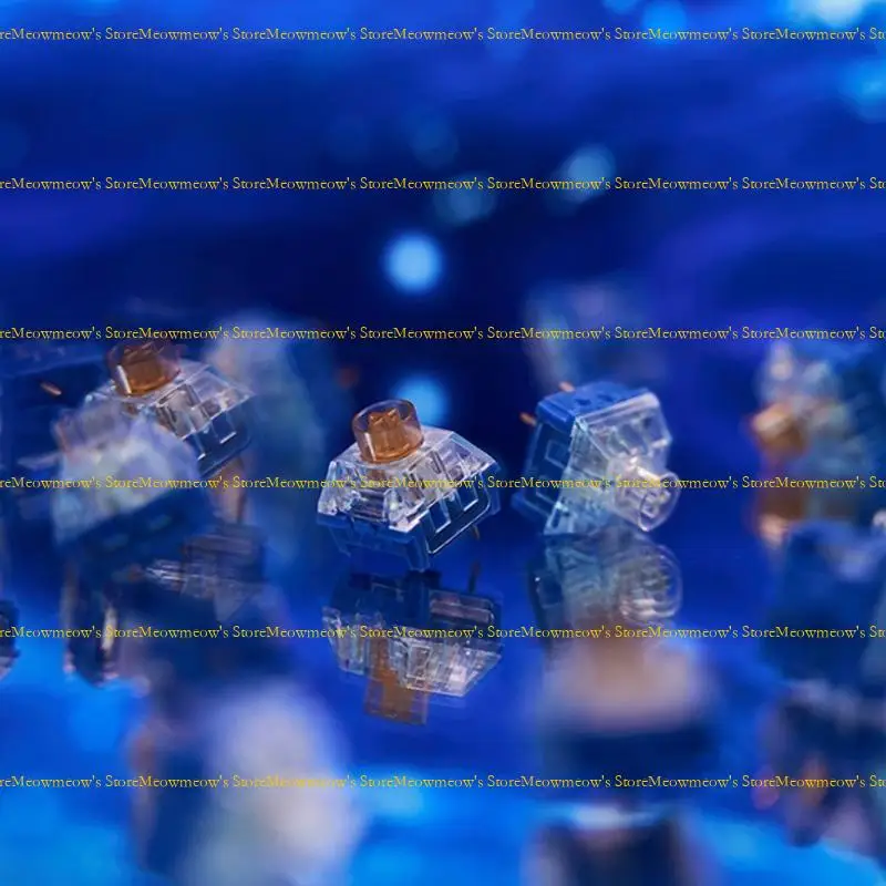 W91A 심해 고래 고래 외로운 섬 선형 선형 촉각 사일런트 키보드 용 스위치