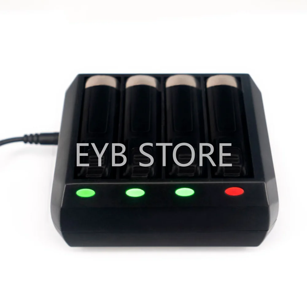 New 4-Slot Battery Cradle with Adapter for Zebra WT6000 RS6000