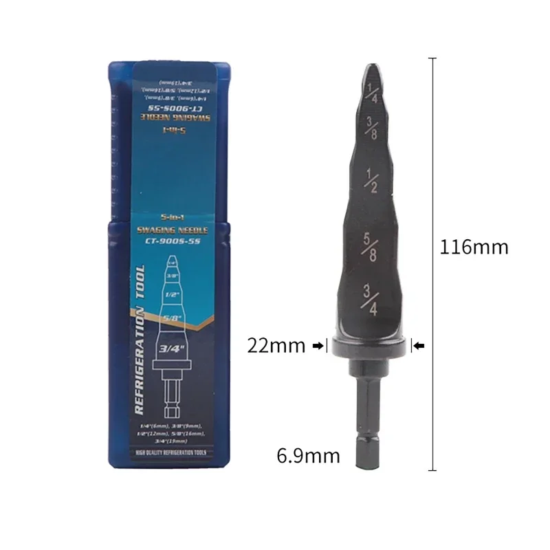 High Quality Copper Tube Expander Pipe Expander Dril Electric Repair Support Swaging Tool Drill Bit Expander Flaring Tool