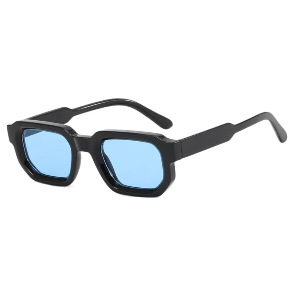 Vintage kleine frame vierkante zonnebril Punk vierkante dameszonnebril Luipaardprint UV400 Retro-bril Unisex