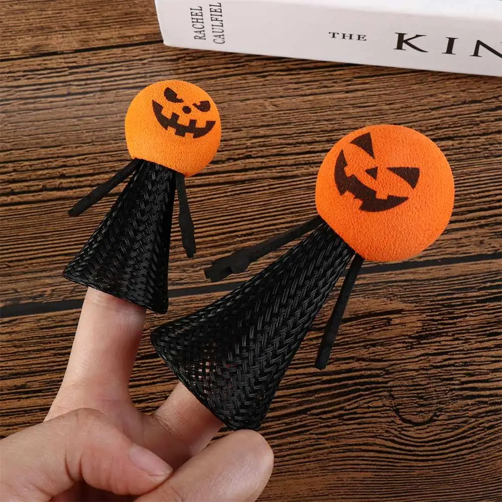 Pumpkin Head Halloween Jumping Halloween EVA Halloween Bouncing Elf Plastic Black Spring Bouncing Jumping Pumpkin