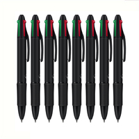 Multicolored Ballpoint Pen 0.7mm Retractable Colorfed Pen 4 in 1 ink Pen for Drawing Writing Office,Student Supplies