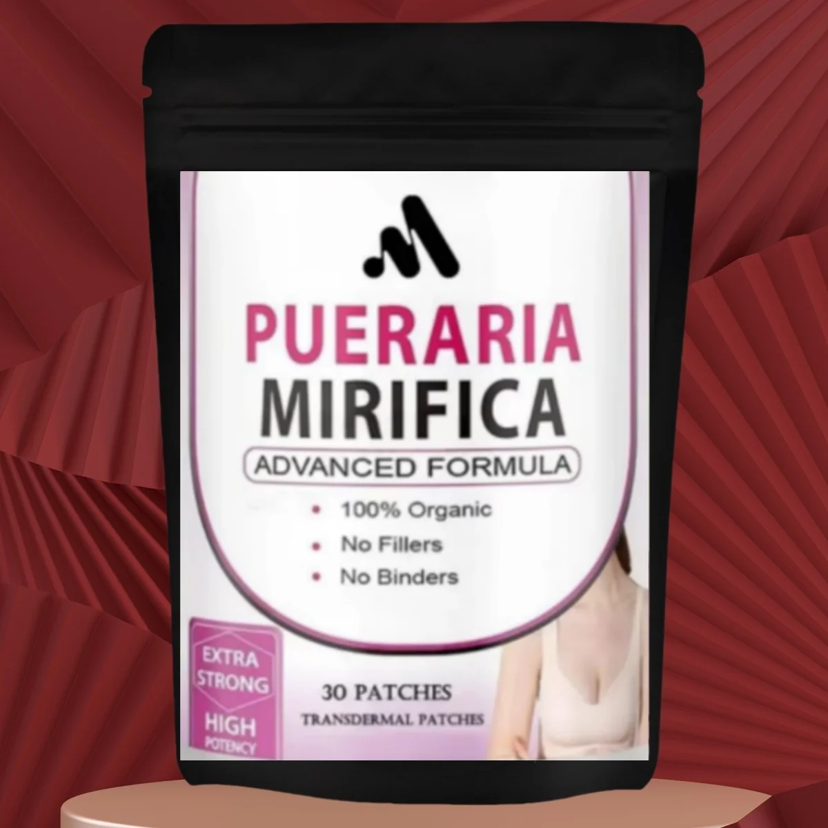 30 Patches Pure Pueraria Mirifica Extract Complex Transdermal Patches Bigger Breast & Buttocks and Hips Enlargement