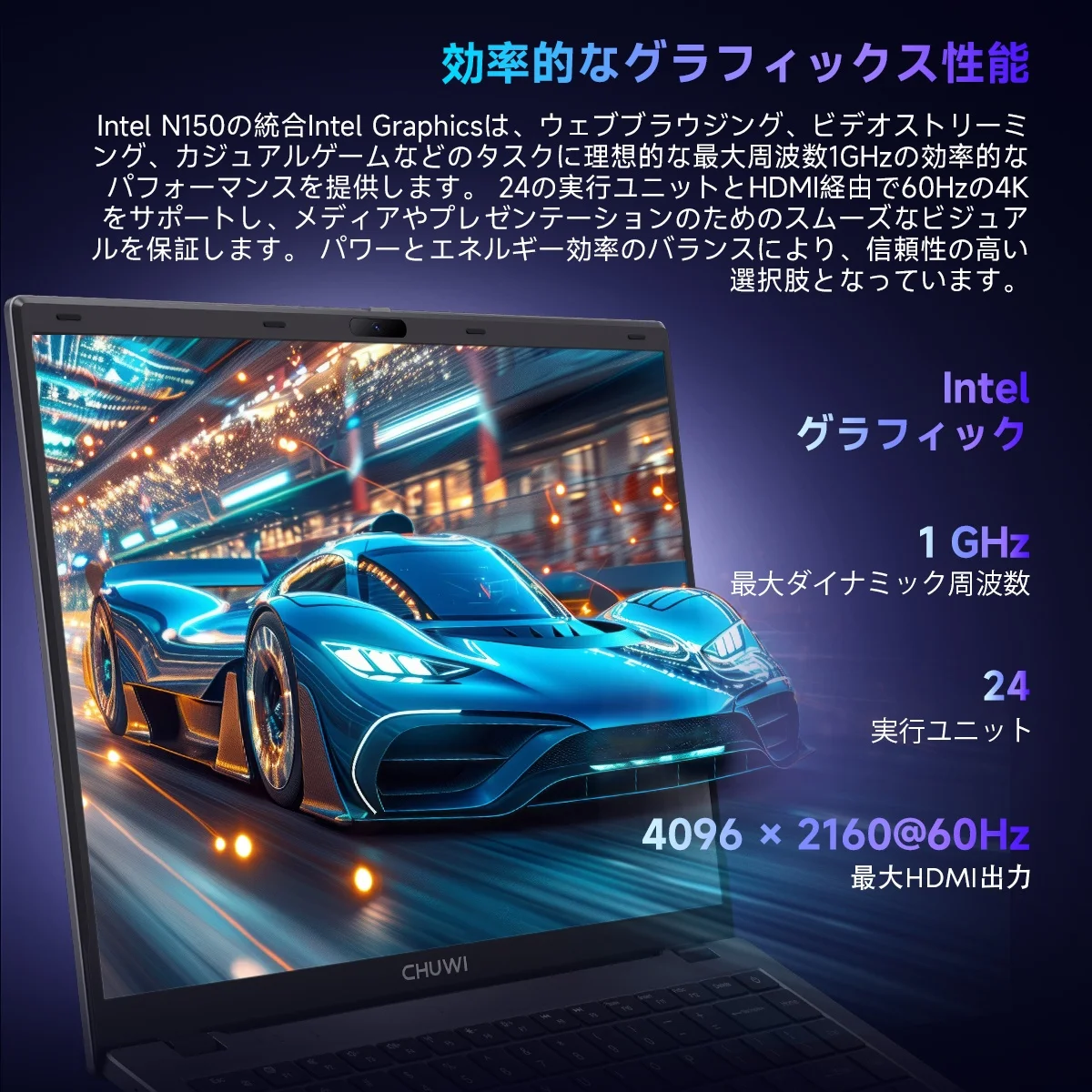 كمبيوتر محمول CHUWI GemiBook XPro بشاشة 14.1 بوصة UHD LPDDR5 16GB RAM 512GB SSD intel12th N150 معالج Windows 11 WIFI6 BT5.2 أجهزة الكمبيوتر المحمولة