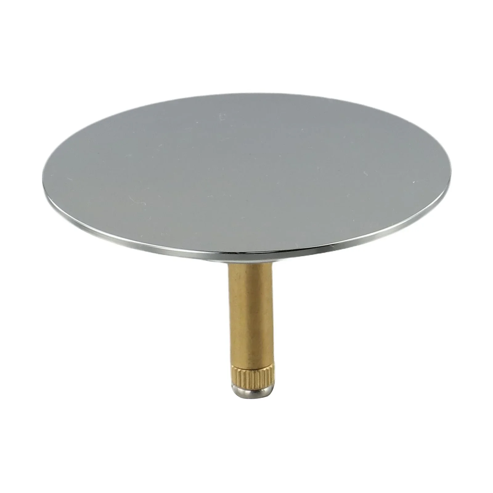 Bathroom Renovation Brass Bathtub Stopper Flexible Silicone Seal Heavyweight Drain Cover Fits Various Drain Systems