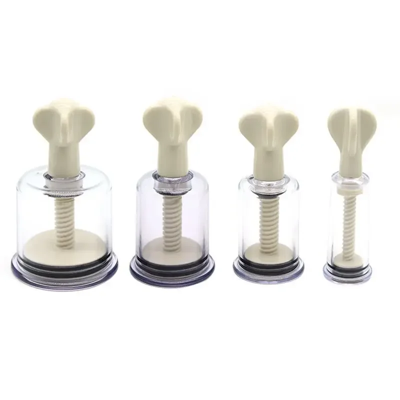 1 Pair Adult Product Vacuum Breast Pump ABS Material Multiple Sizes Intimate Use