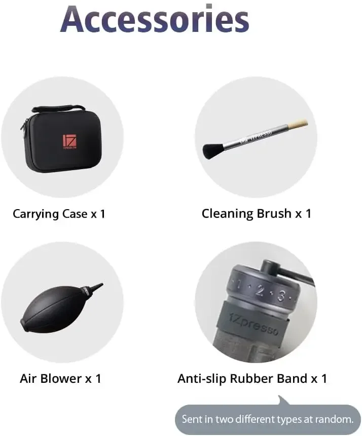 BestsellerBestsellerK-Ultra Manual Coffee Grinder Iron Gray with Carrying Case, Assembly Consistency Grind Stainless Steel Conic