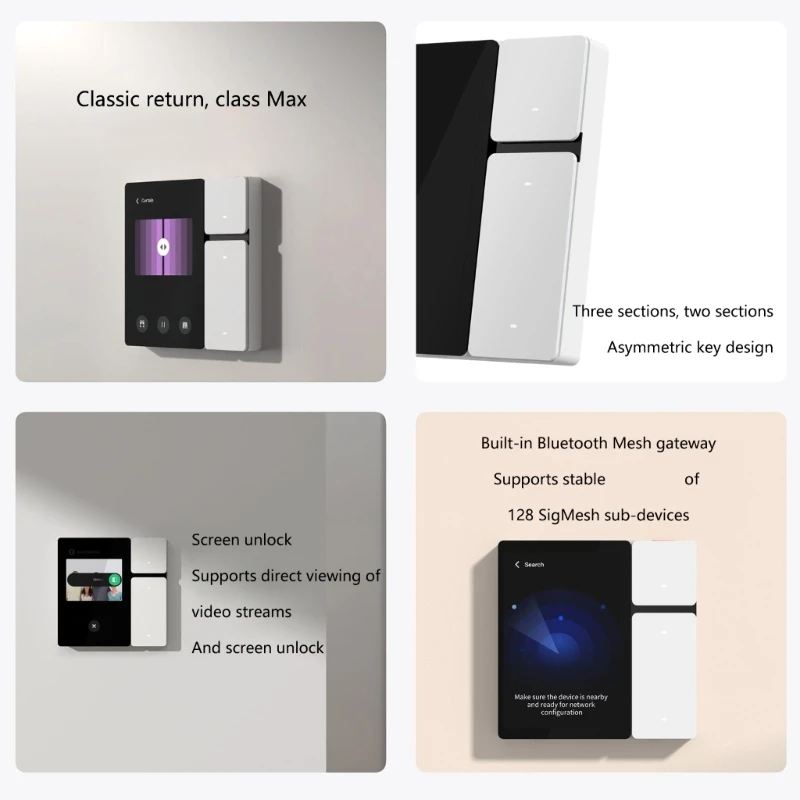 Intelligent Control Panel 3.5inch Central Control Panel Remote Control Hub