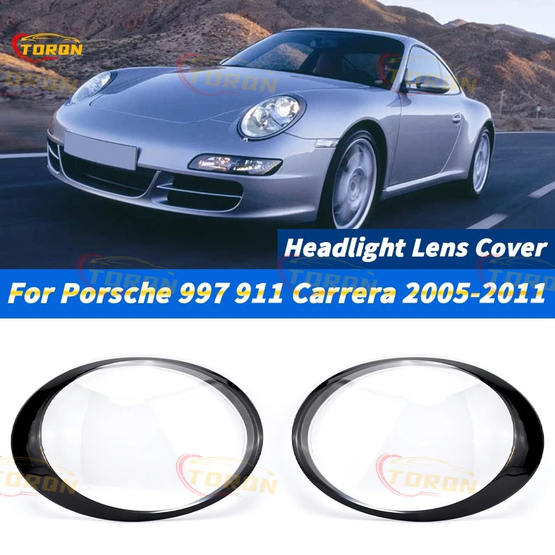 

For Porsche 997 911 Carrera 2005-2011 Car Headlight Lens Cover dust cover for headlights car accessories automobil parts