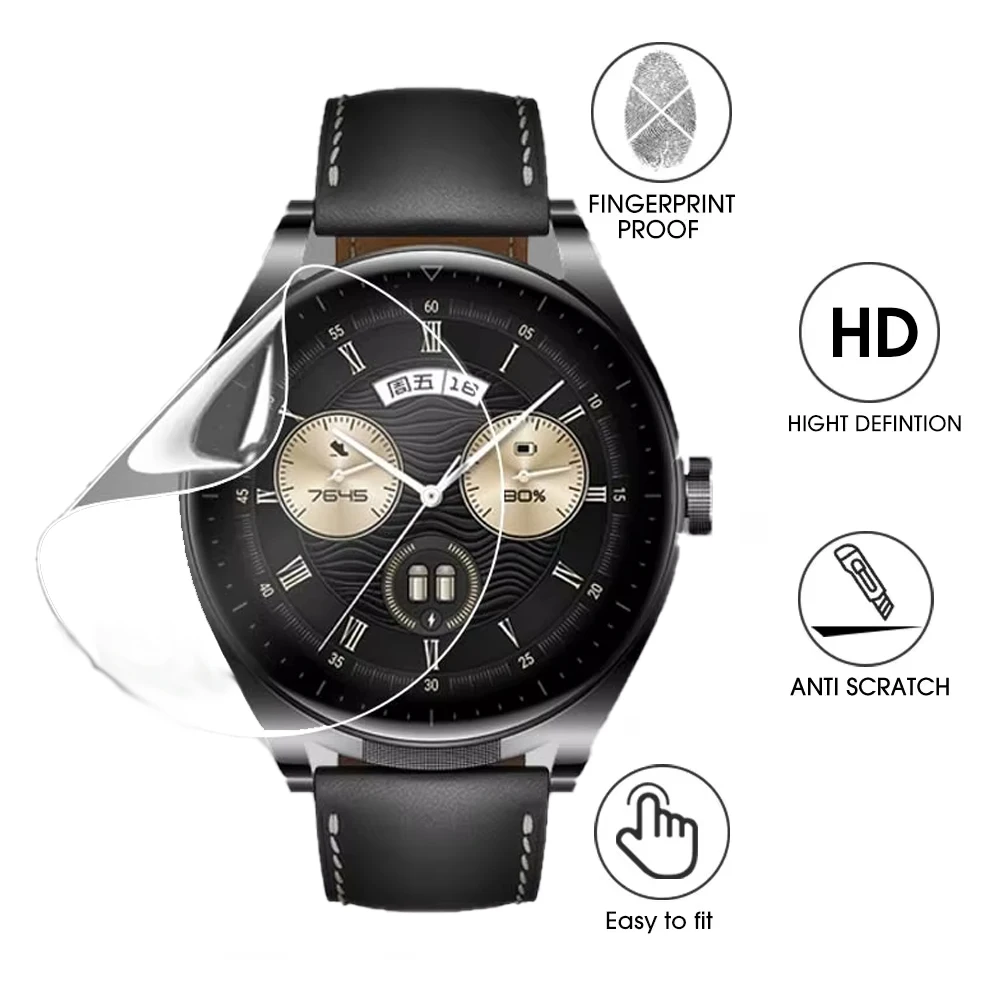 Huawei Watch Buds 용 소프트 보호 필름 Huawei Buds Smartwatch 액세서리 용 HD Clear Anti-scratch 커버 화면 보호기
