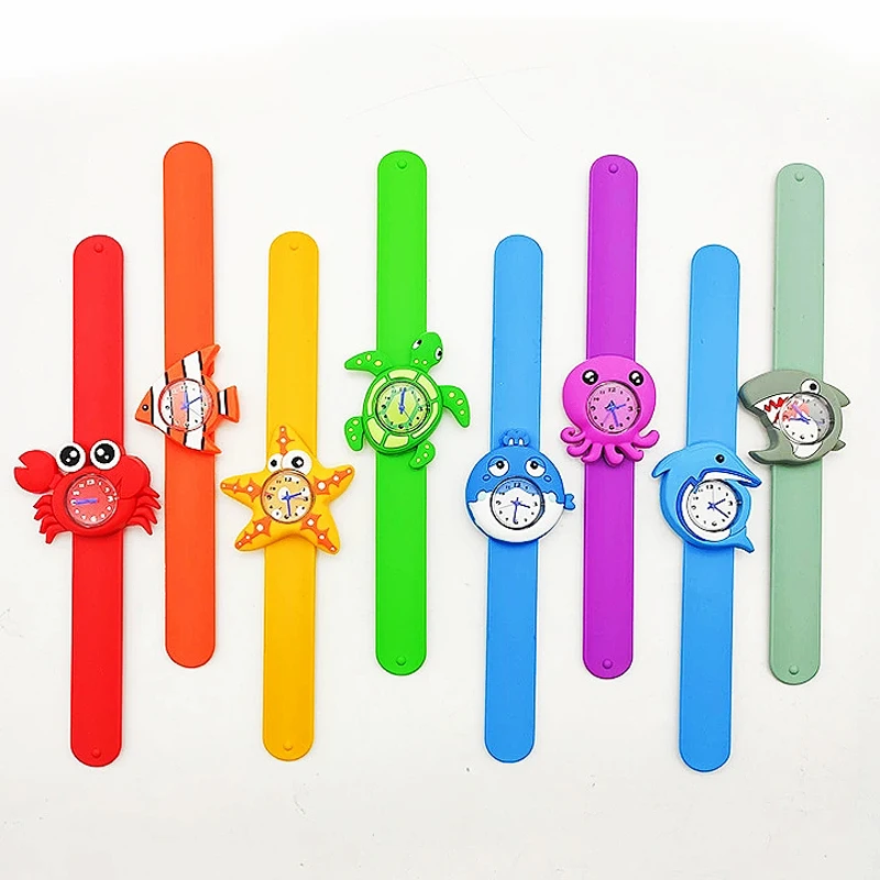 Girls Boys Simple and Exquisite Gift Children Watches Kindergarten Activity Party Gift Baby Learn Time Toy Cartoon Kids Watches