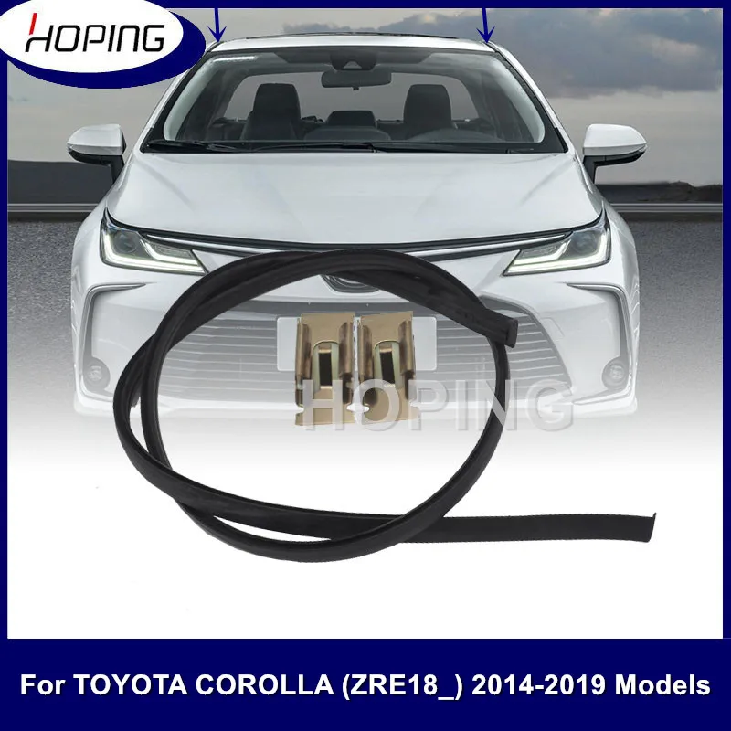 Hoping Roof Drip Side Finish Moulding For TOYOTA COROLLA ZRE18 2014-2019 Side Moulding With Metal Clips