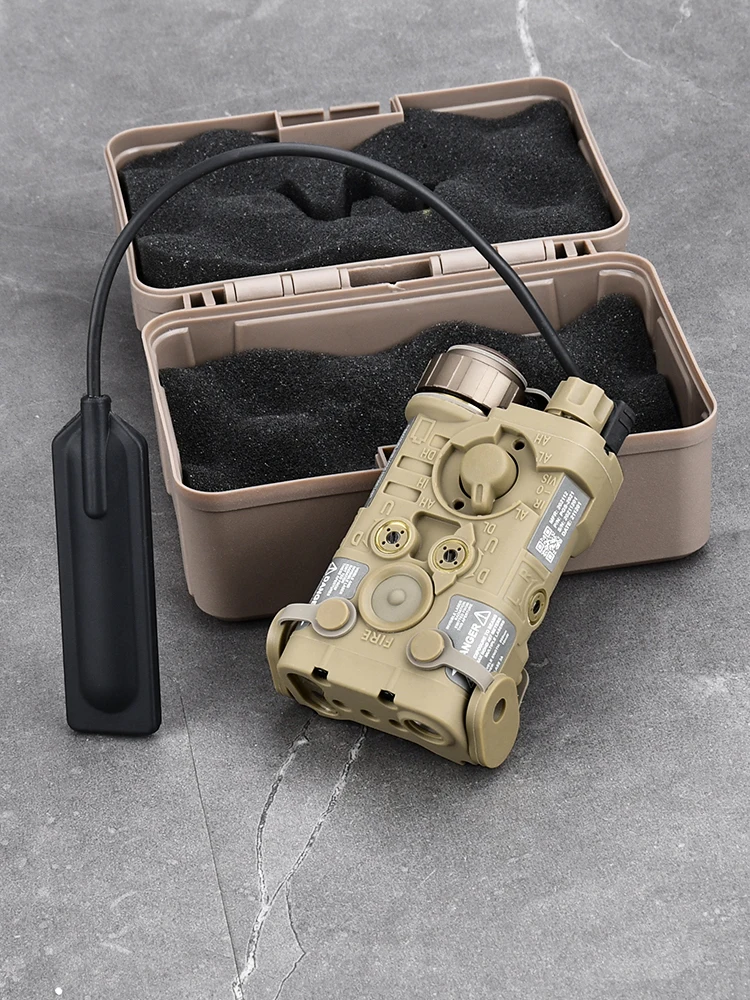 Celownik laserowy NGAL L3 Czerwony Zielony Niebieski IR Laser Taktyczny Airsoft Myślistwo Laser Box Biały LED Stroboskop VIS Laser Stroboskop Pasuje do szyny 20mm — 2