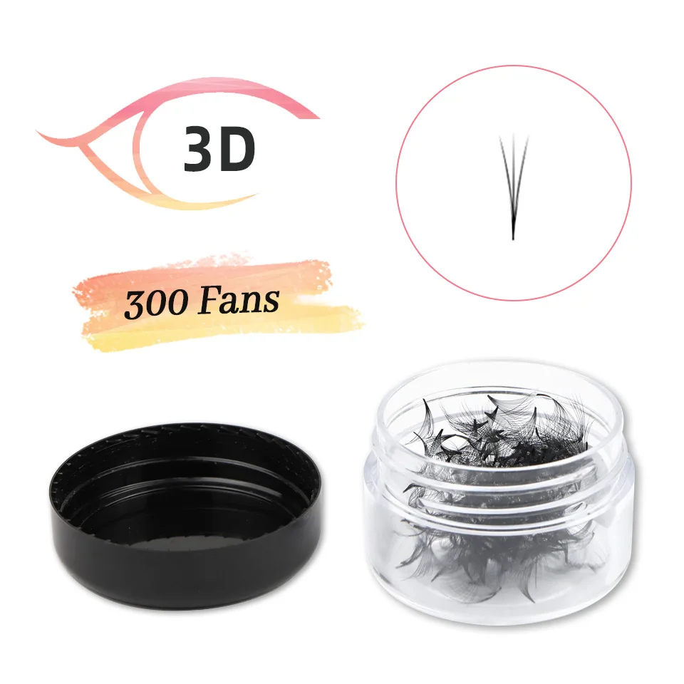 Rujade dünne spitze Basis vorgefertigte Volumen Faux Wimpern verlängerung lose Fans 3d 4d 5d 6d 7d 8d 10d russische Volumen Wimpern Bouquet