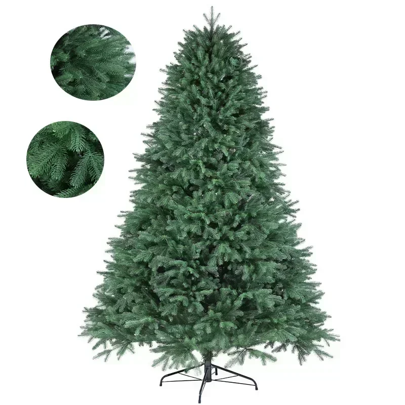 

Pure PE Christmas Tree 1.5m To 3m Luxury Crypto Spruce Simulate Pine Hot Christmas Tree Decorated with Family Atmosphere