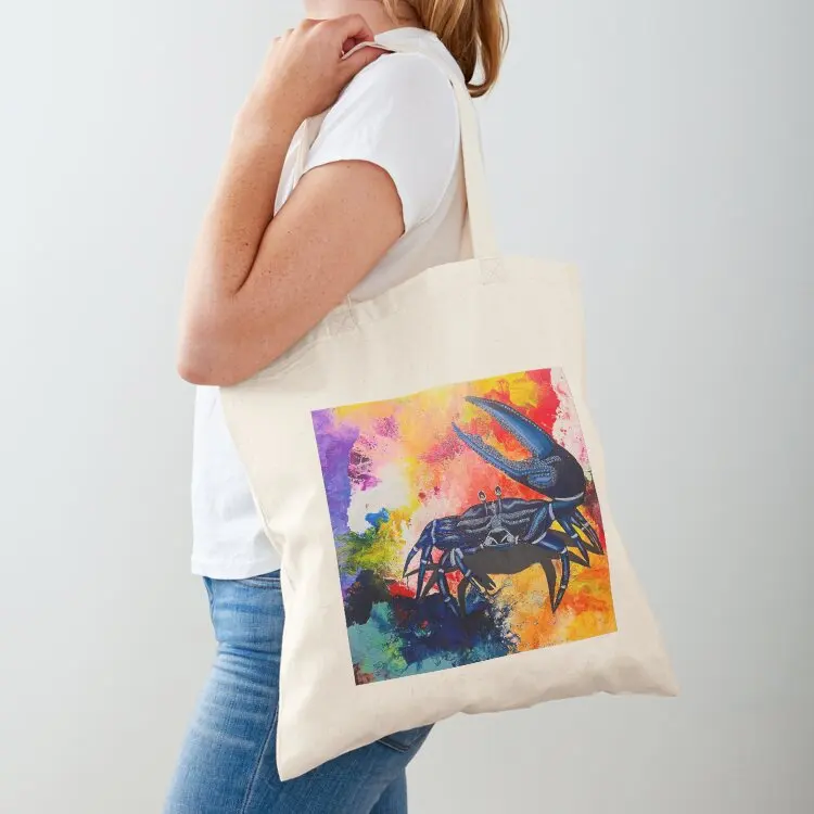 

Crab of Color Tote Bag bag luxury women Custom bag reusable shopping bags eco pack