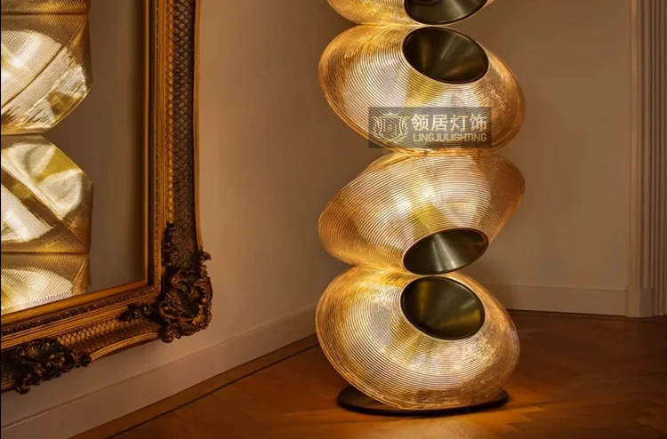 Lampade decorative per scultura verticale