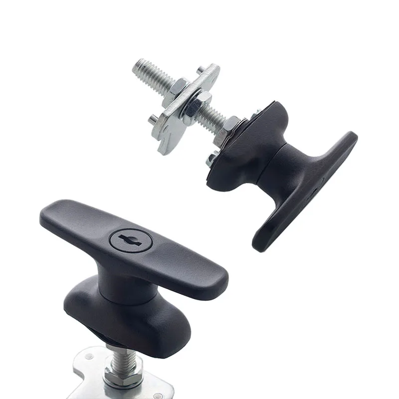 T-style Power Control Cabinet Knob Lock Mailbox Switch Box Industry Intelligent Distribution Case Door Handle Hardware