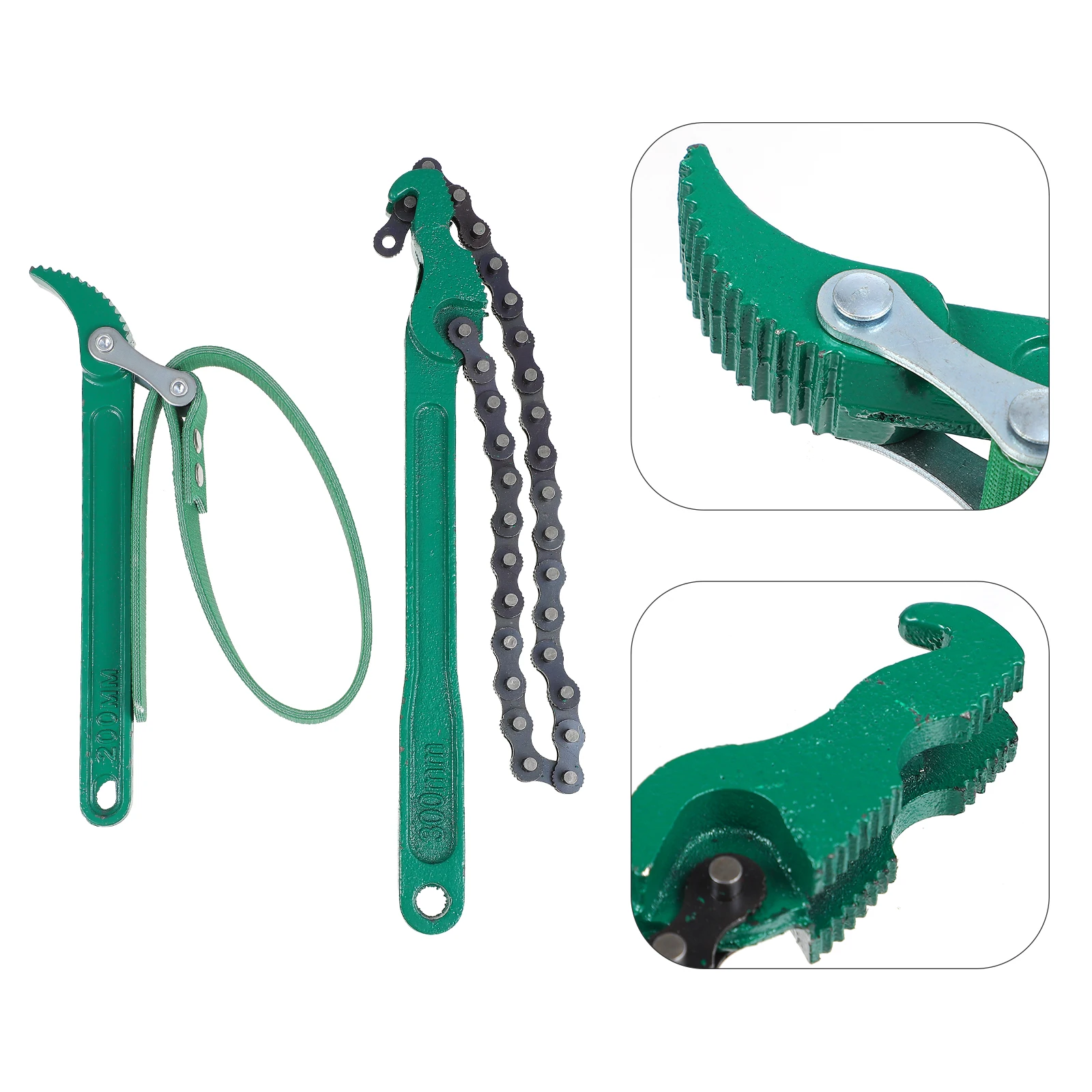 

2 Pcs Filter Oil Filter Wrench Wrench Aluminum Car Removal Adjustable Compact Steel Maintenance Tool
