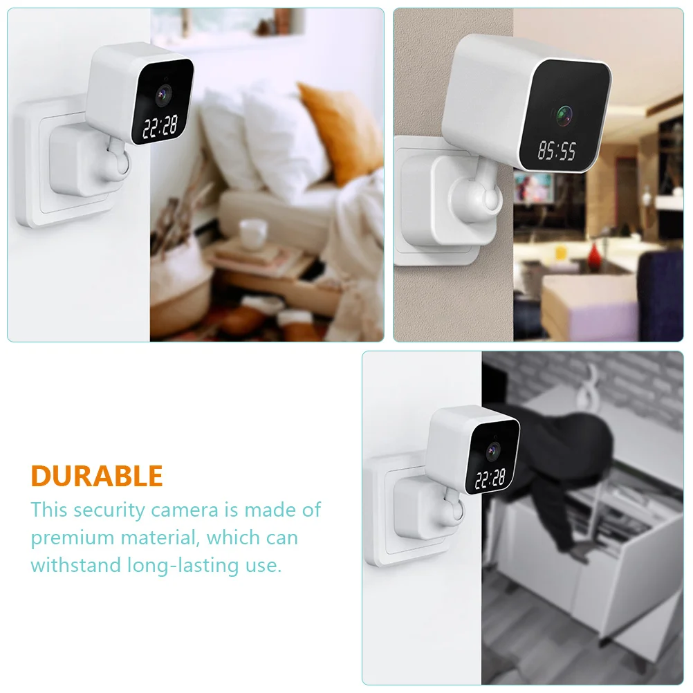 

Clock System Indoor WiFi Night Vision Plug-In Design Time for Office