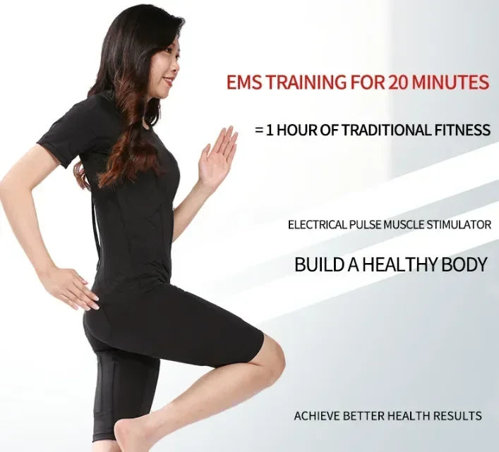 2023 New EMS Micro Current Pulse Wireless Intelligent Fitness Suit Yoga Training Suit Fitness Suit Rehabilitation Unisex