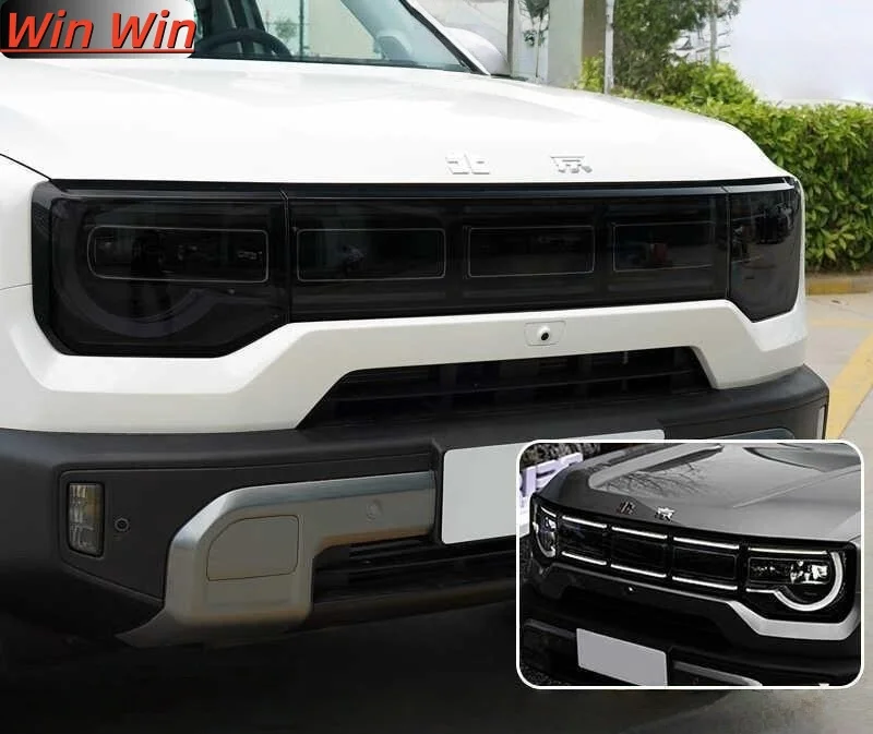 

For BAIC MOTOR BJ30 24-25 Blackened Headlight,Tail Lights Protective Film, Headlight Protection,Film Modification