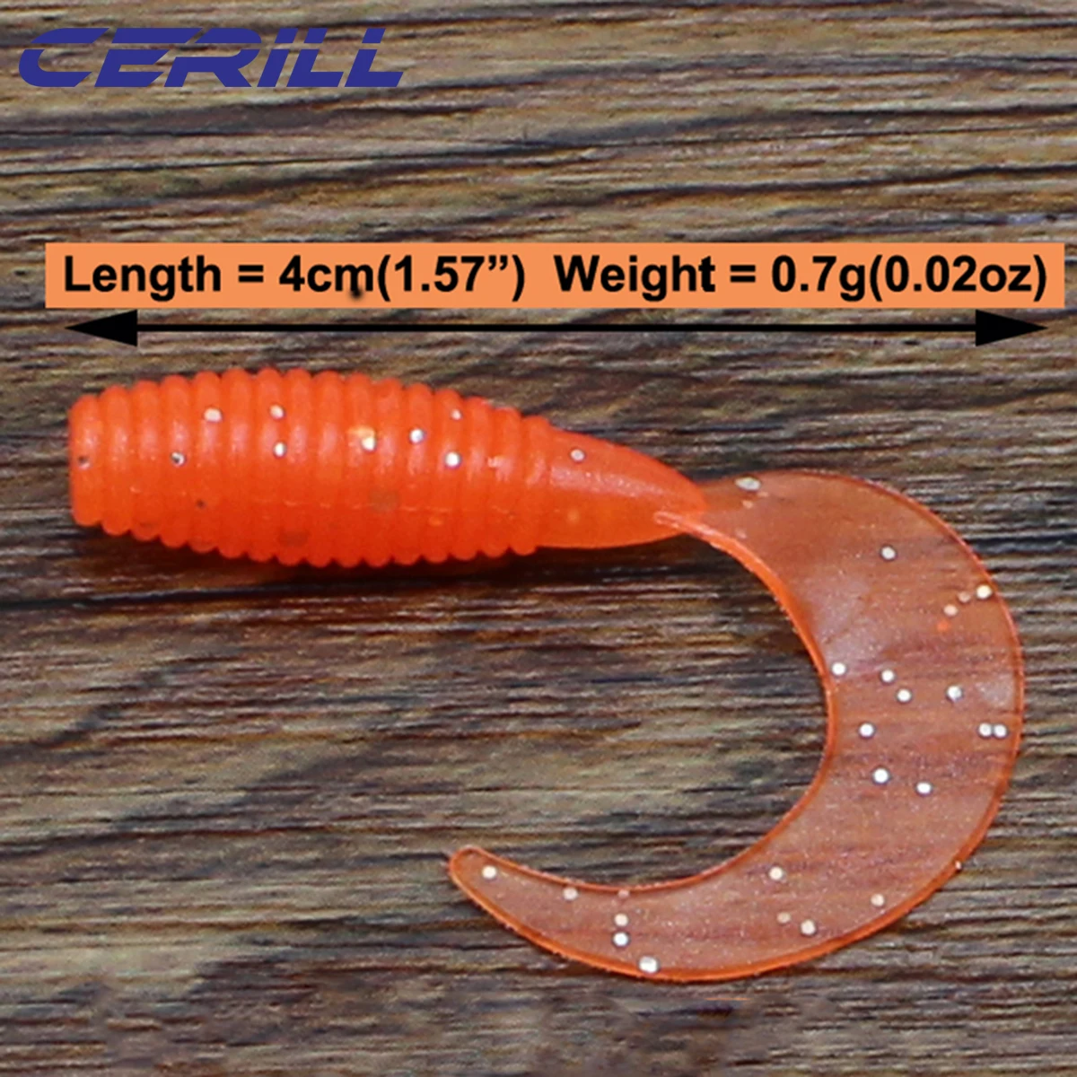 Cerill Lot 10 Volume Tail Grub Bait 4 cm Soft Fishing Lure Silicone Jigging Wobblers Bass Trout Carp Artificial Swimbait Tackle