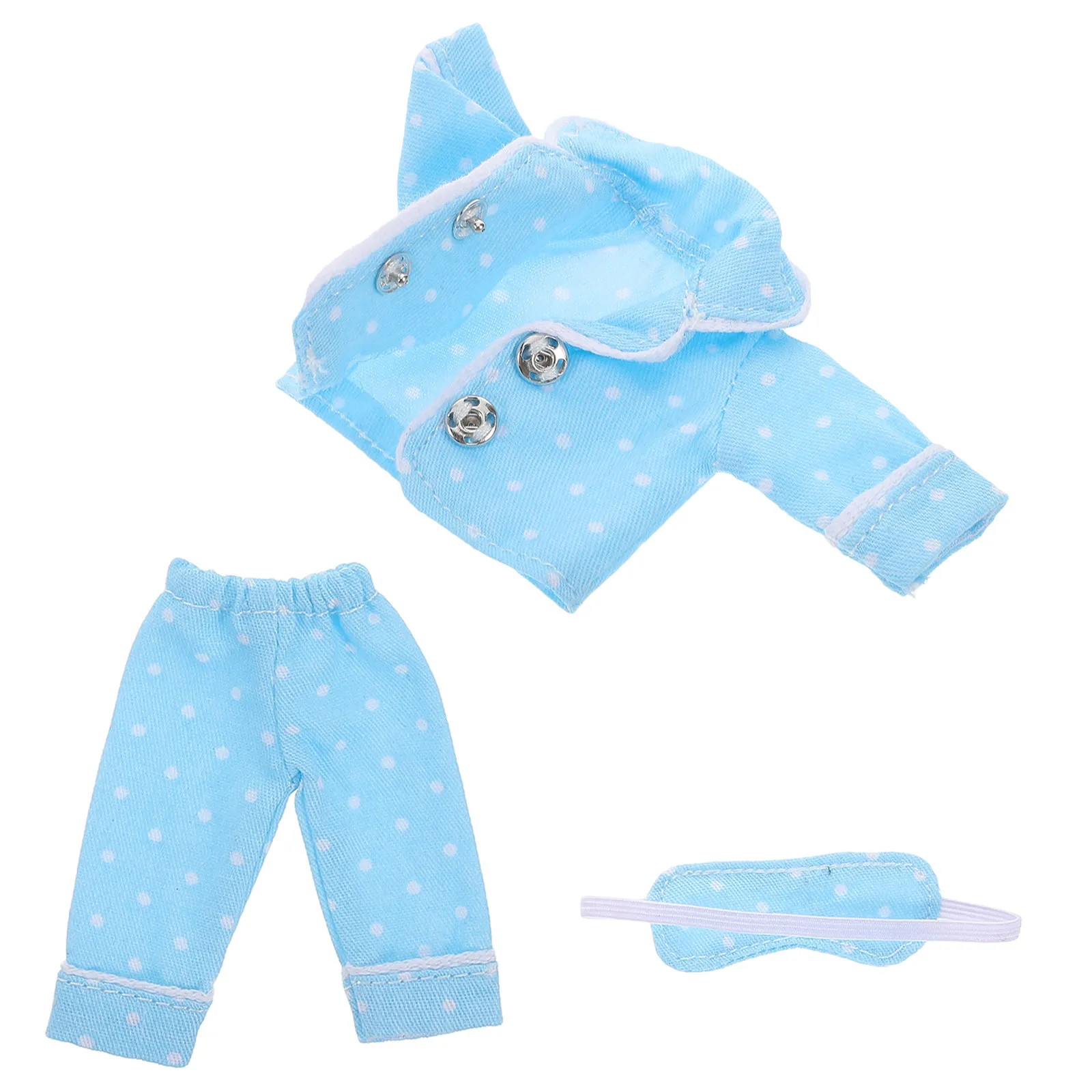 1Set Clothes Sleepwear Pajama Outfit Soft Clothing Accessories Kit for Kids Pretend Play Role Play Fun