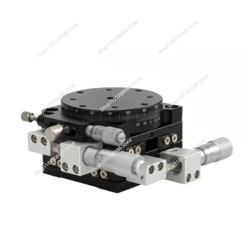 Suitable for  Axis Micrometer Manual Trimming Platform Translation Table and Rotary  ,60mm   for LS60-LM