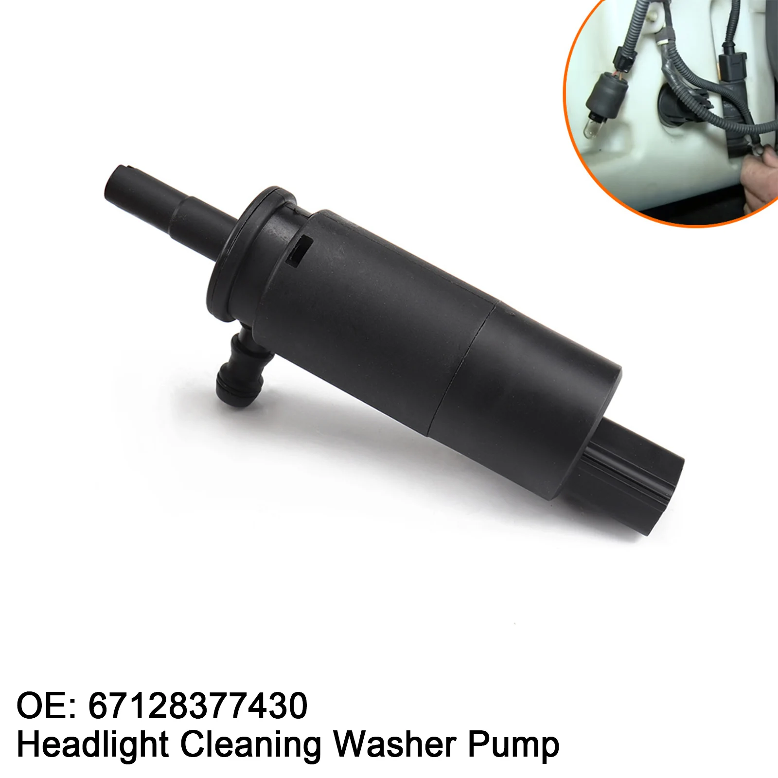 Areyourshop Headlight Cleaning Washer Pump For BMW E46 E90 X5 E60 E65 E66 X3 67128377430 671283774 Car Auto Parts