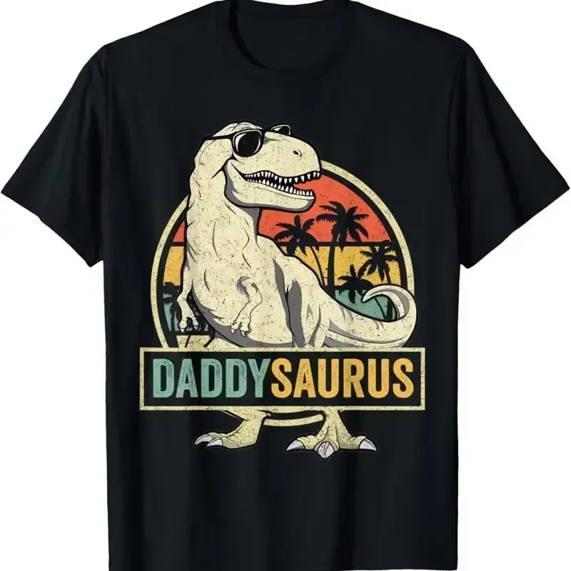 Daddy saurus T Rex Dinosaur Men DaddySaurus Family Matching T-Shirt