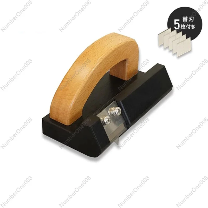 Cushion floor cutting knife carpet trimming tool PVC plastic sports floor cutting knife wall cloth knife with wooden handle