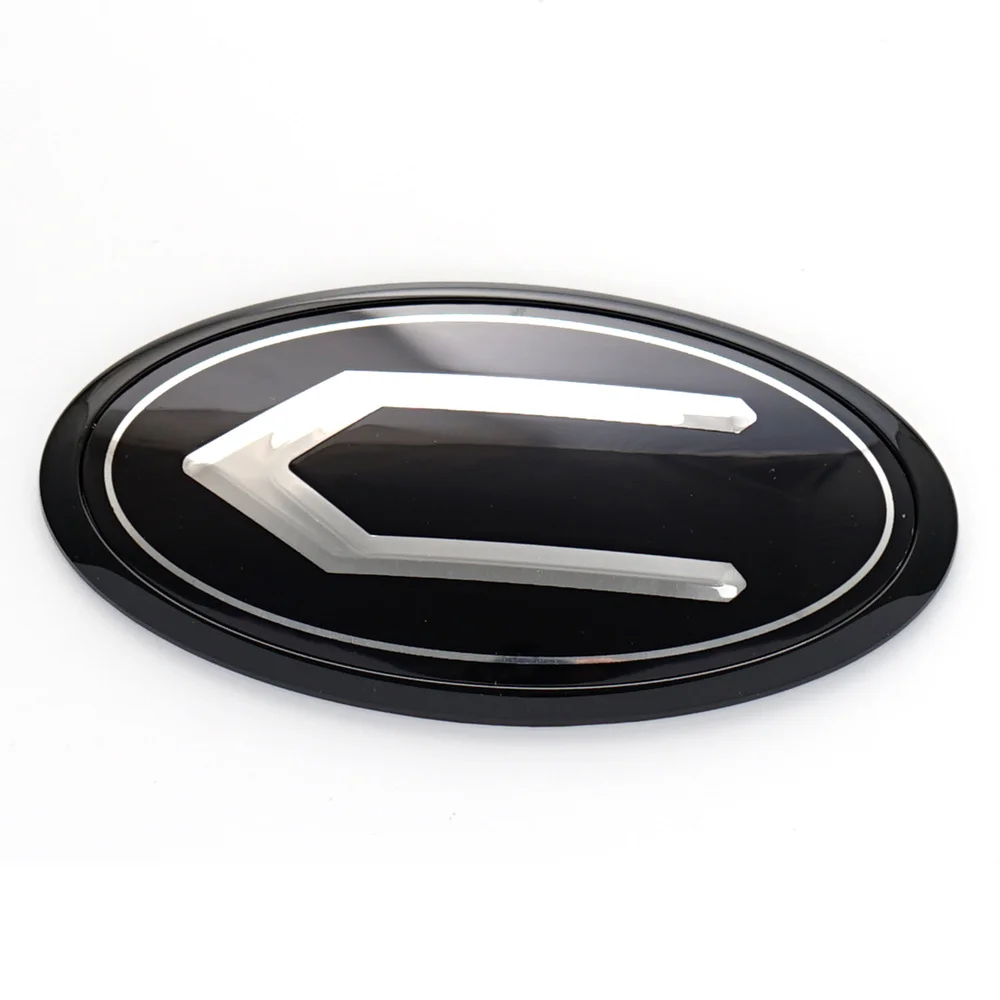 1pc Black C Logo Emblem Car Front Grille Rear Trunk Lid Badge for Concepto Sticker Decals Accessory