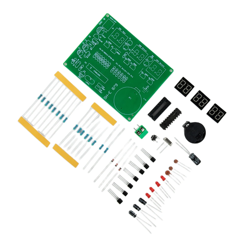 

Инструменты для изготовления часов, набор цифровых часов, полезный пластиковый 6-битный цифровой будильник для энтузиастов электроники