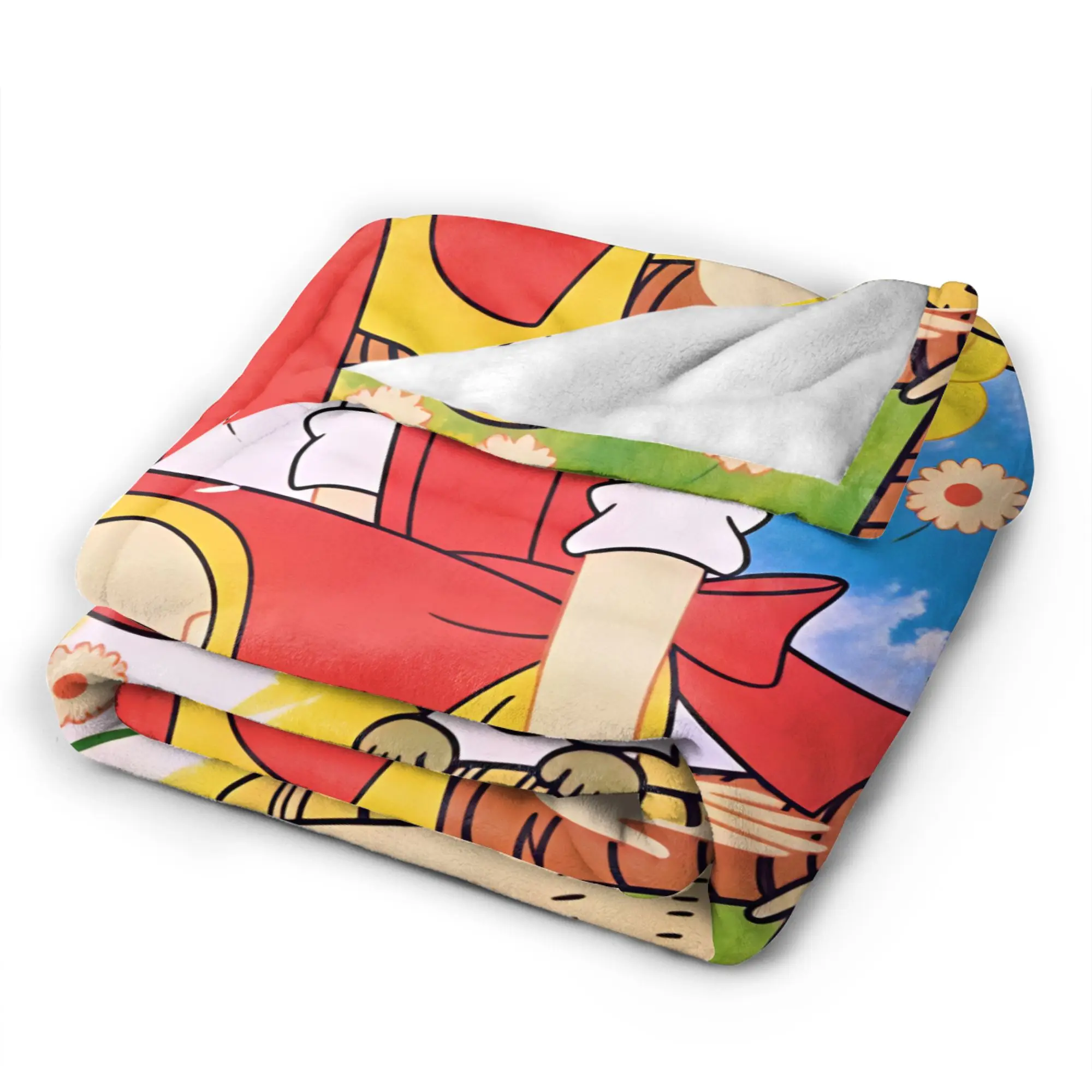 Anime Manga Candy Candy  Throw Blanket Cozy Novelty Blanket  For Home Decor Travel Flannel Bedspread Bed Cover