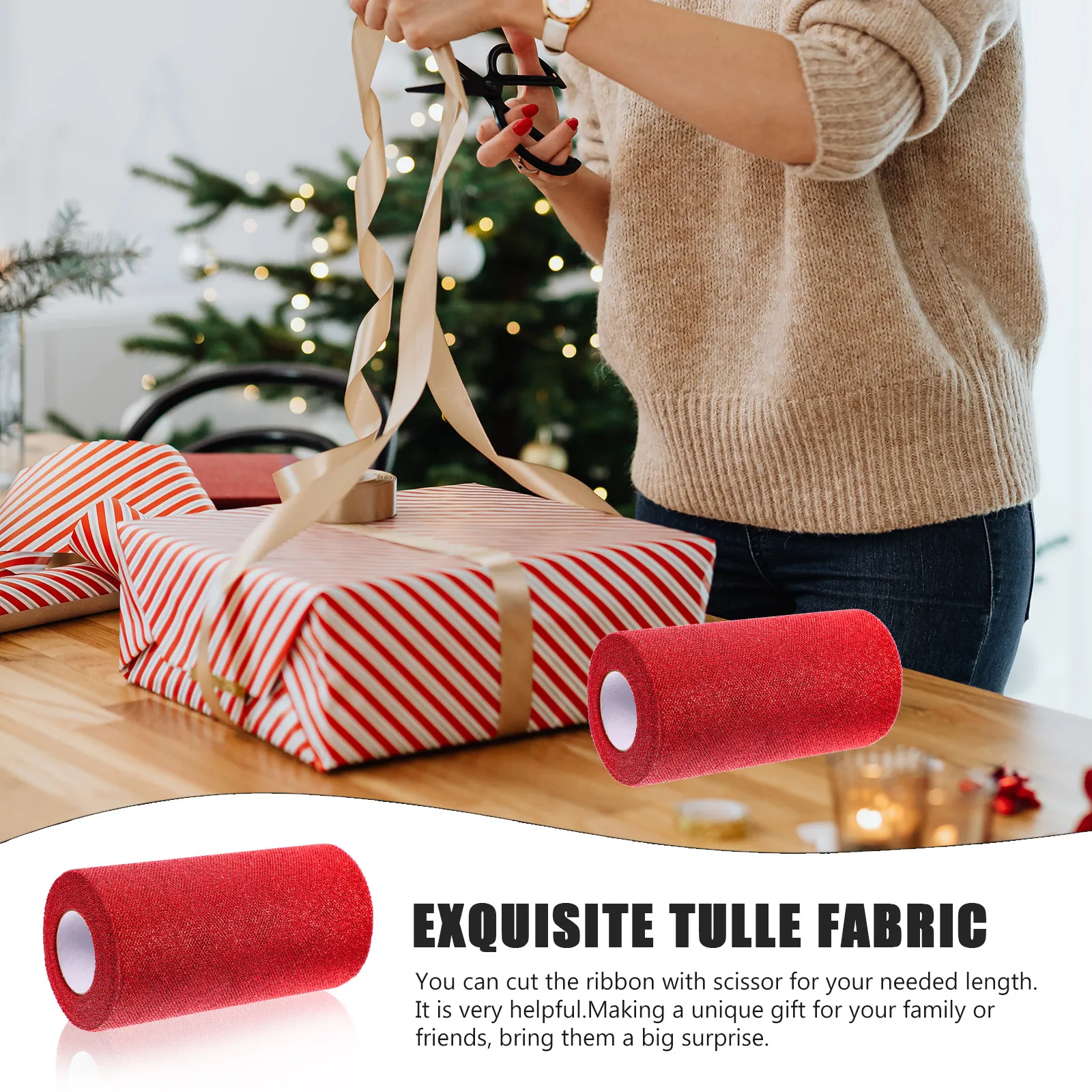 

1 Roll Exquisite Tulle Netting Rolls for Flower Decoration Art Crafts Skirt DIY Sewing Dress Tulle Gauze Ornament