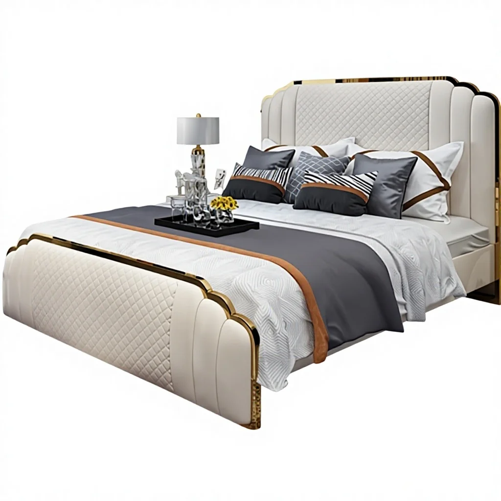 & Luxury Sofa Dining Table & Chairs Wooden Home Furniture Set Bed Side Table Modern Bedroom Furniture Set
